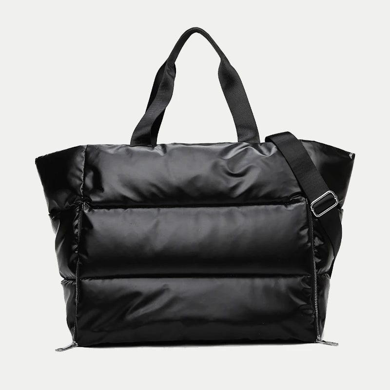Winter Large Capacity Shoulder Bag Waterproof Nylon Handbag Totes
