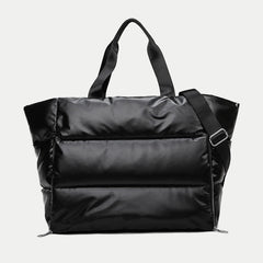 Winter Large Capacity Shoulder Bag Waterproof Nylon Handbag Totes