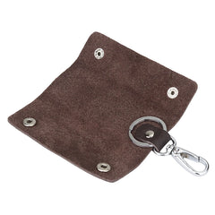 Men Vintage Leather Key Wallet Housekeeper Key Chain