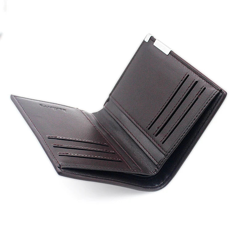 Skull Dragon Leather Wallet Slim Credit Card Holder
