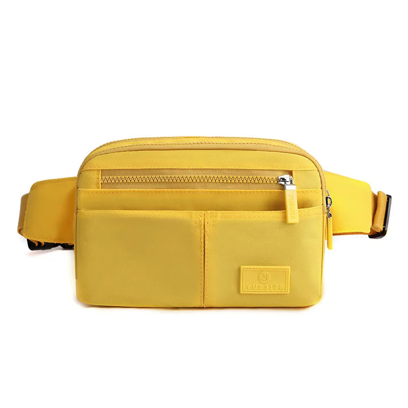 Women Nylon Crossbody Shoulder Bags Waist Packs Hip Chest Bags