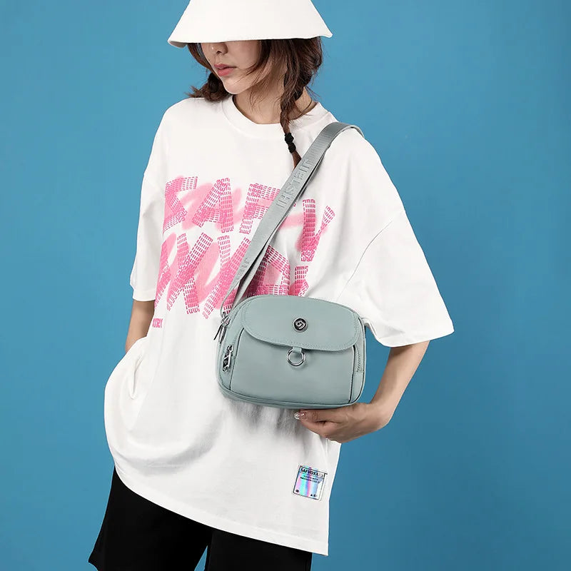 Nylon Crossbody Shoulder Bag for Women Large Capacity