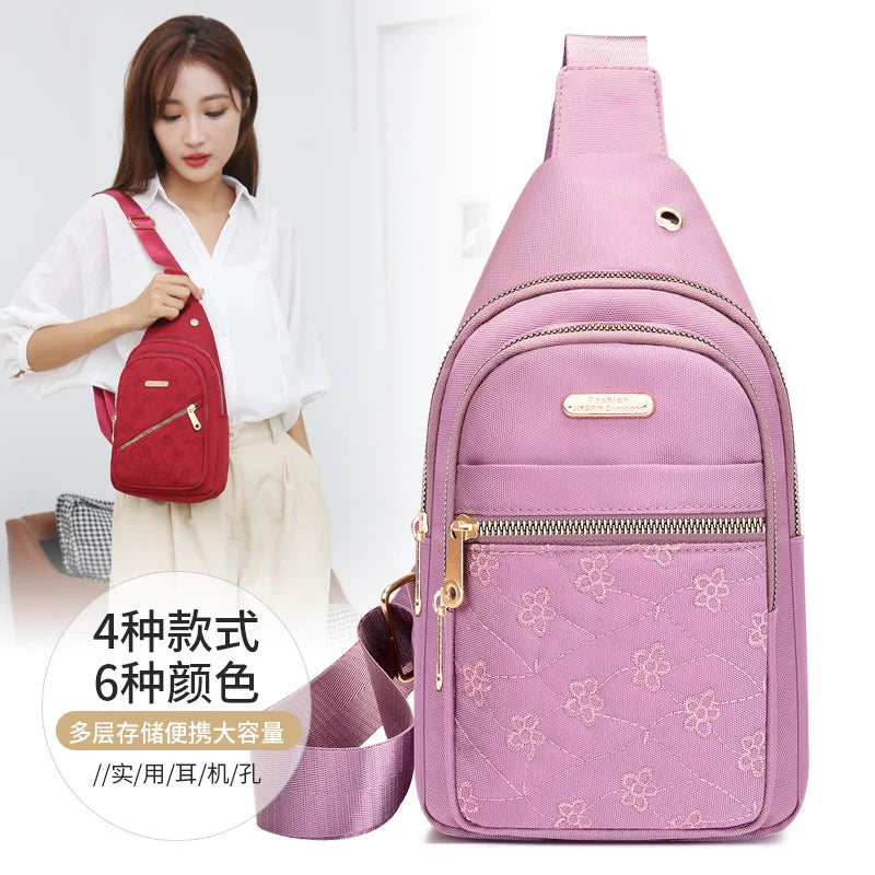 Women Large Capacity Waist Packs Crossbody Shoulder Bags Chest Bags