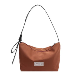 Canvas Letter Printing Women's One-Shoulder Handbag