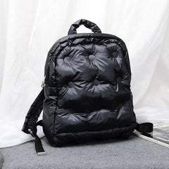 Autumn Winter Women Backpack Casual Quilted Shoulder Bag