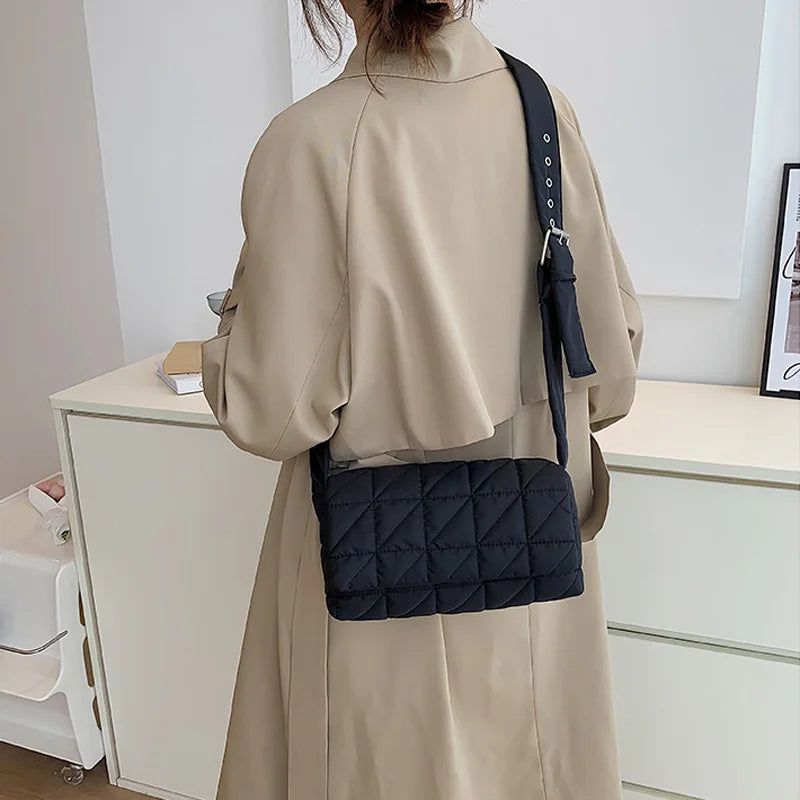 Plaid Shoulder Bag Women Handbags Crossbody Bags