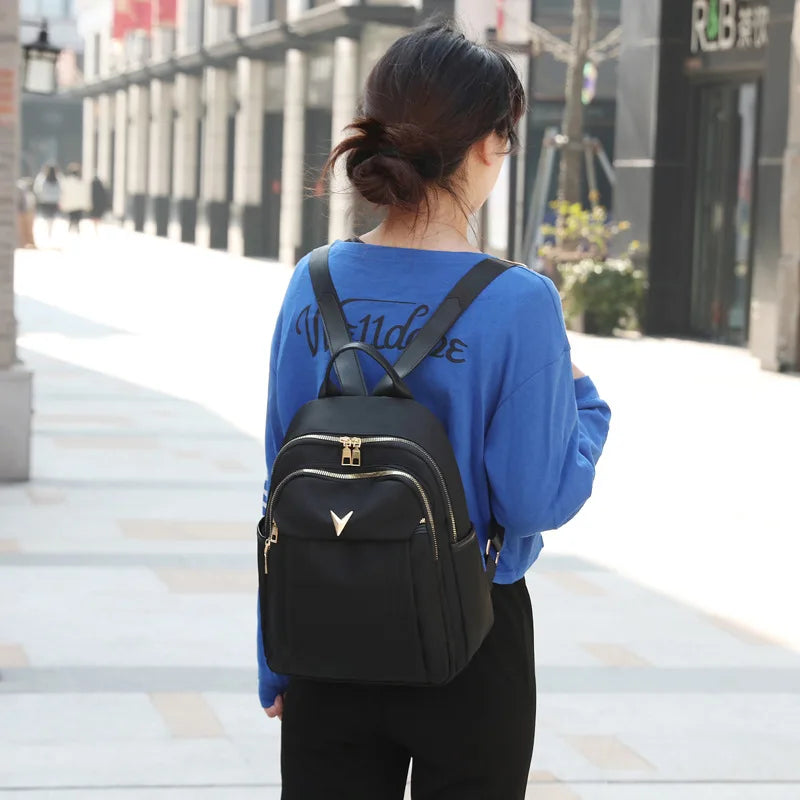 Oxford Fabric Backpack Women Shoulder Bags Travel Backpack
