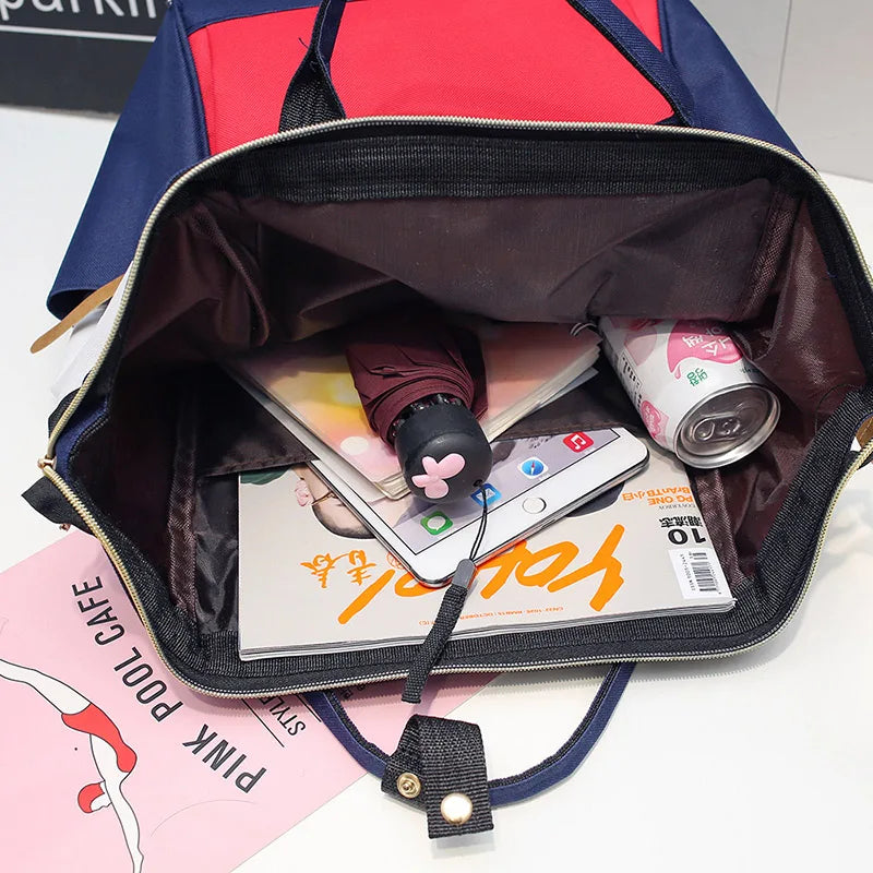 Backpack Women Backpack Pure Teenager Girl School Bag Casual Female Shoulder Bag