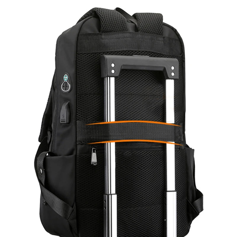 Waterproof Laptop Backpack USB Charging Business