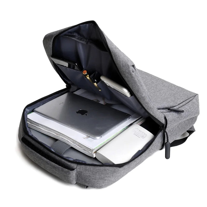 Waterproof Laptop Backpack w/ USB Charging - Men's