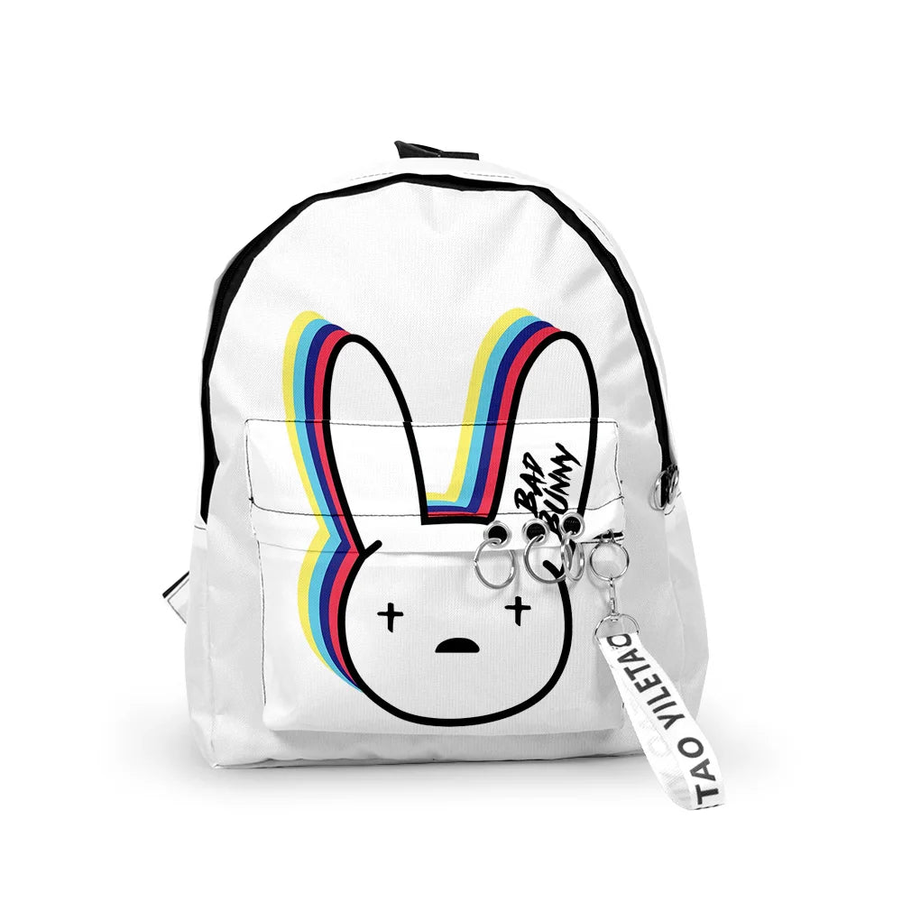 Bad Bunny Schoolbag Anime Primary Middle School Students Backpack