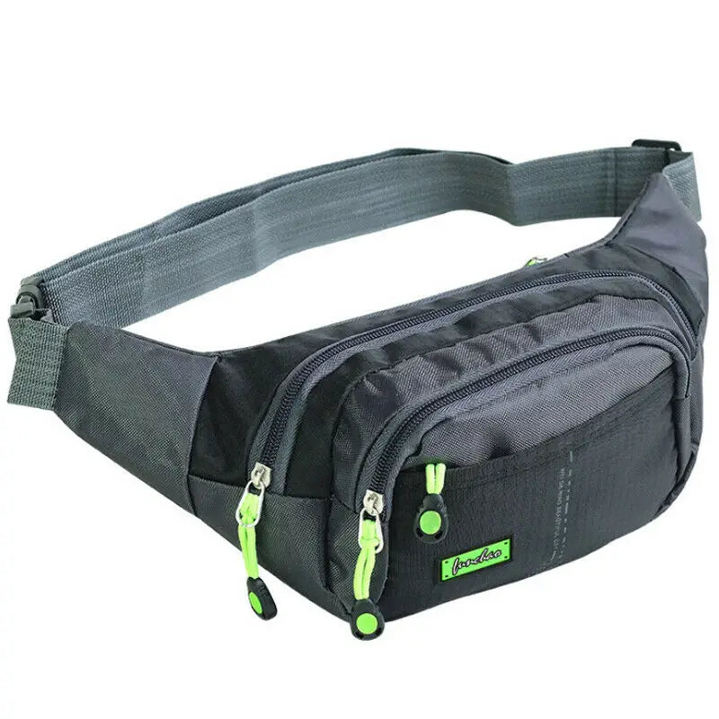 Canvas Fanny Pack Waist Hip Belt Bag Purse Pouch Travel Running Sport Bum