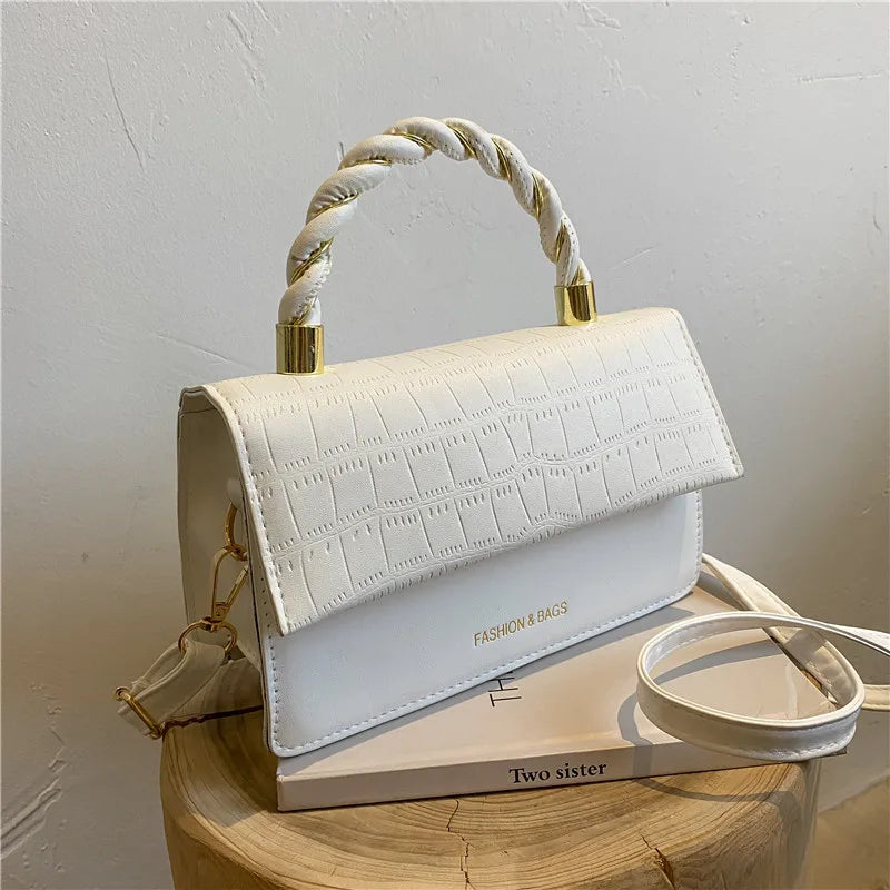 Stone Prints Shoulder Bag Tote Crossbody Bag