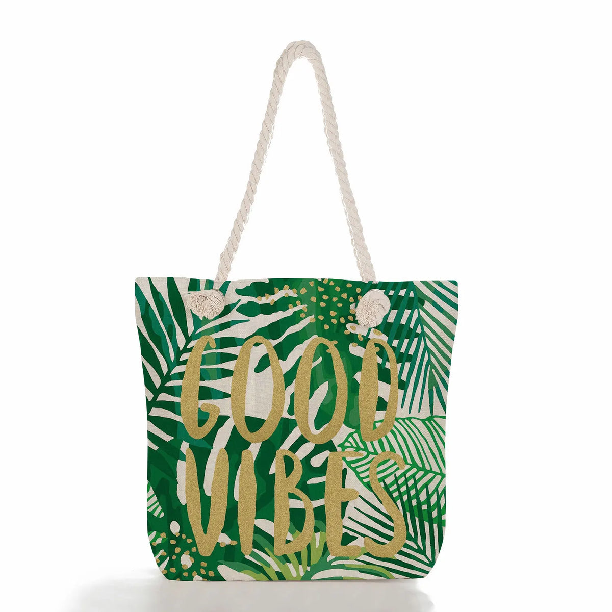 Tropical Palm Large Beach Tote Bag Women Summer Shoulder Bag