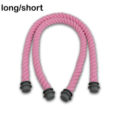 Pink Cotton Thread Rope Handles for O Bag Women's Bags