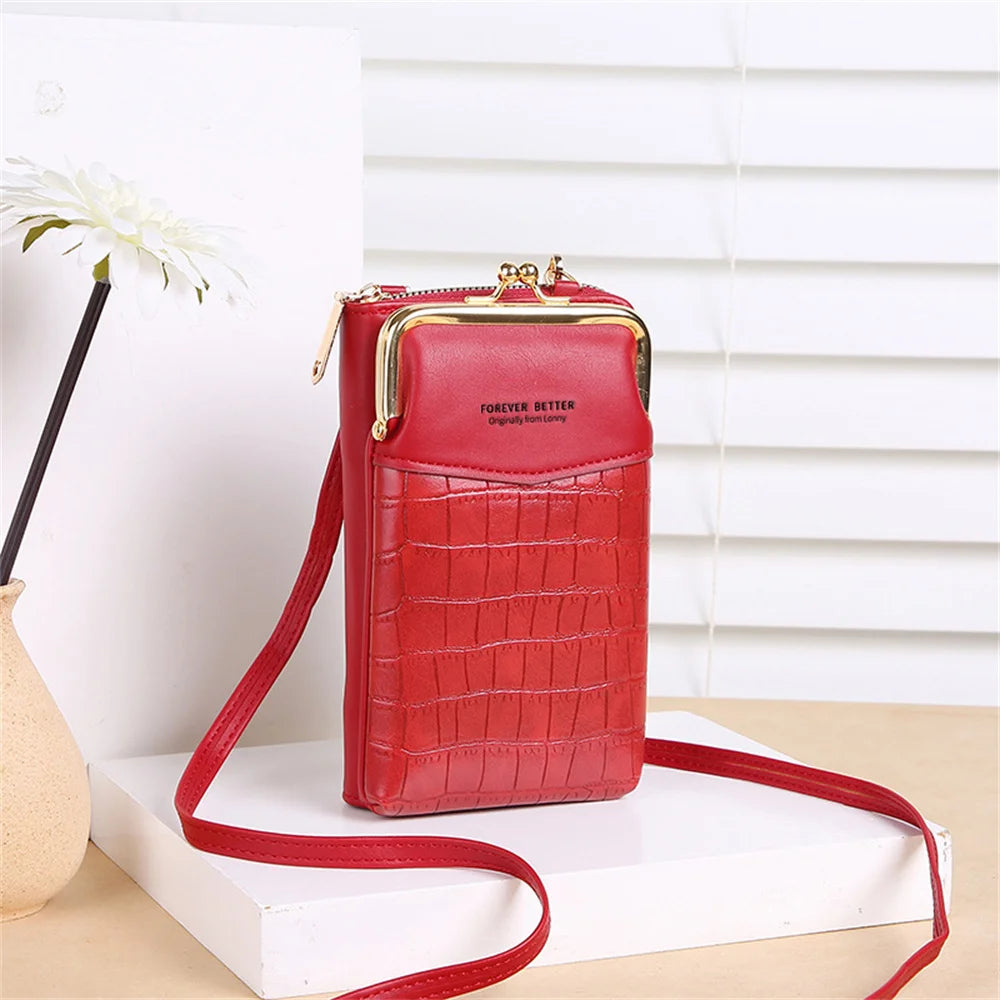 Women's Phone Purse Clutch Wallet Shoulder Messenger Bag