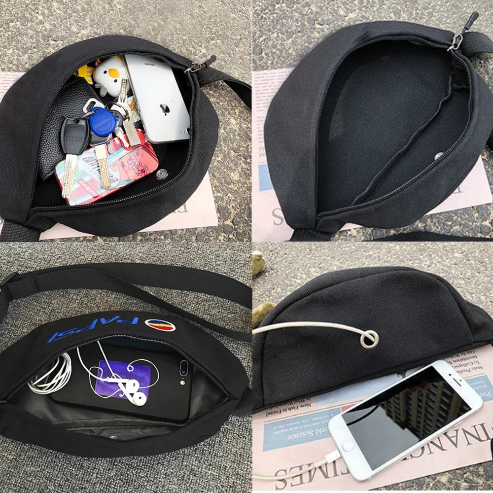 Unisex Waist Bag Leisure Fanny Pack Letter Series Styles