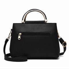 Women Saffiano Handbag Flowers Shoulder Messenger Bags Large Capacity