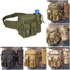 Camouflage Tactical Waist Bag Multi-purpose for Cycling Camping Hiking
