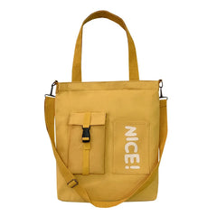 Canvas Bag Female Student Large-capacity Messenger Crossbody