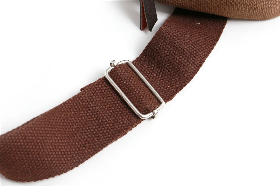 Canvas Men Messenger Bag Military Zipper Shoulder Crossbody Bag