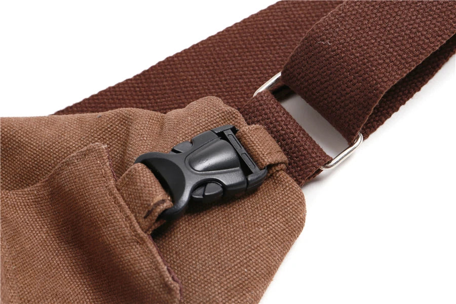 Canvas Men Messenger Bag Military Zipper Shoulder Crossbody Bag