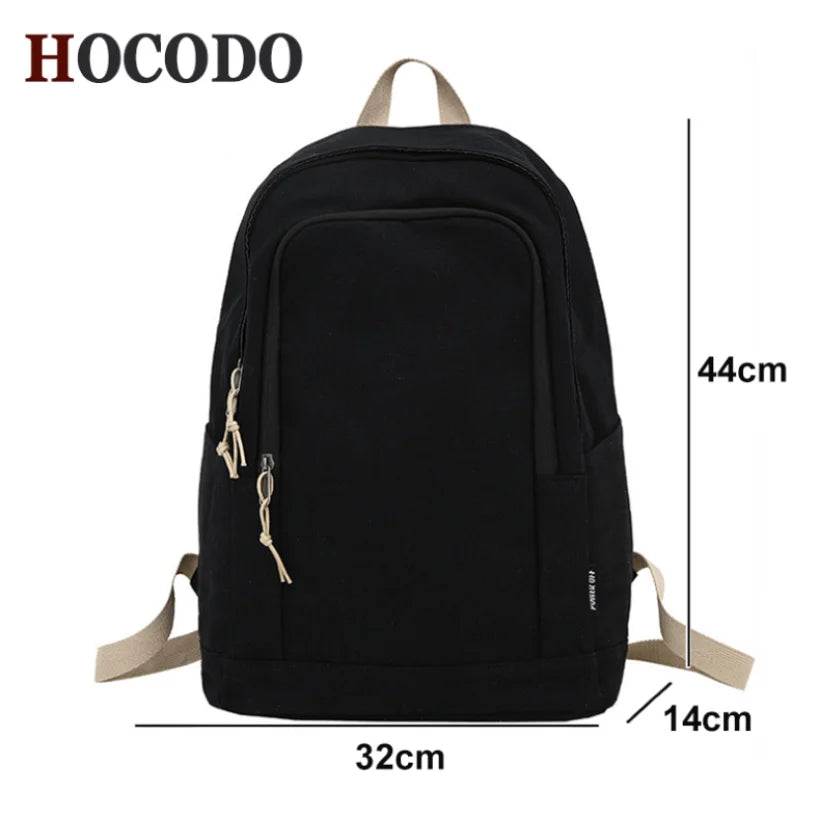 Canvas Women Backpack Female Travel Backpacks Unisex Laptop Backpack