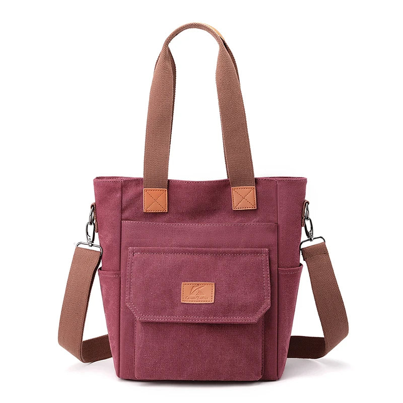 Canvas Women's Shoulder bags Female Messenger Bag Top-Handle Crossbody Bags