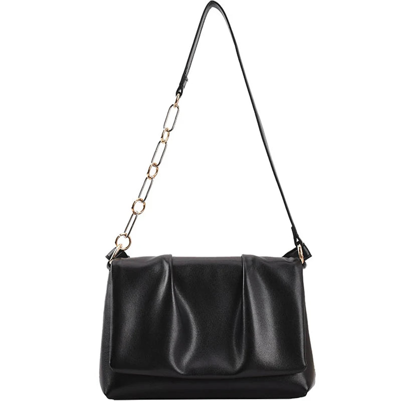 Casual Crossbody Bag for Women PU Leather Messenger Handbag