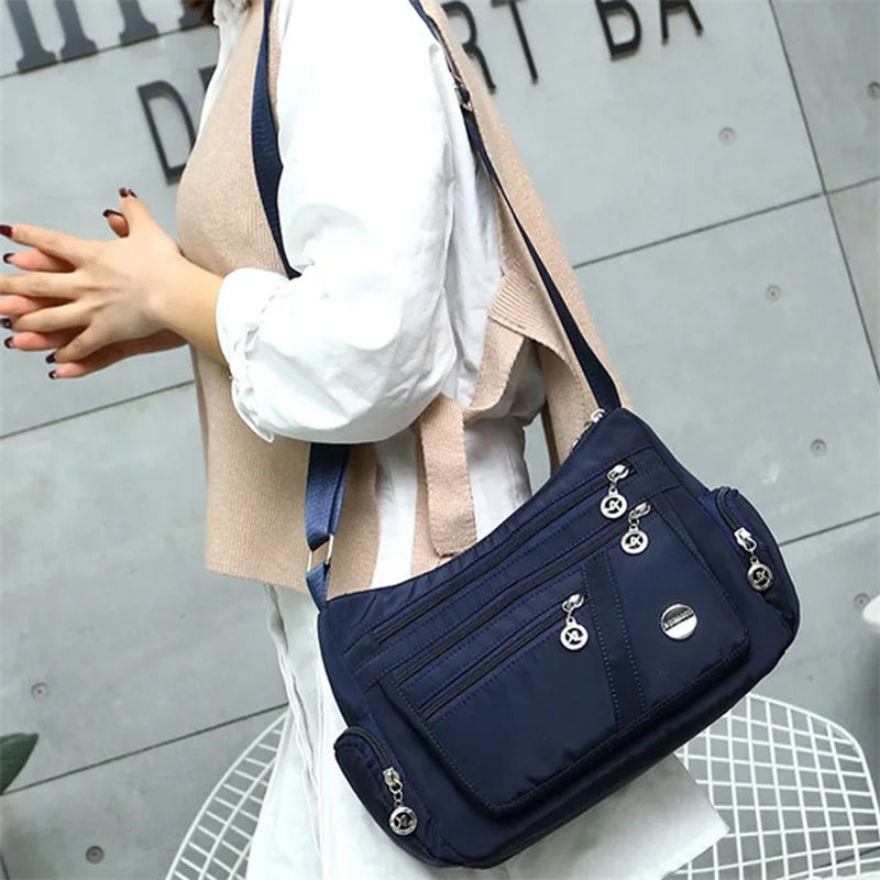 Waterproof Nylon Crossbody Bag Women Handbag