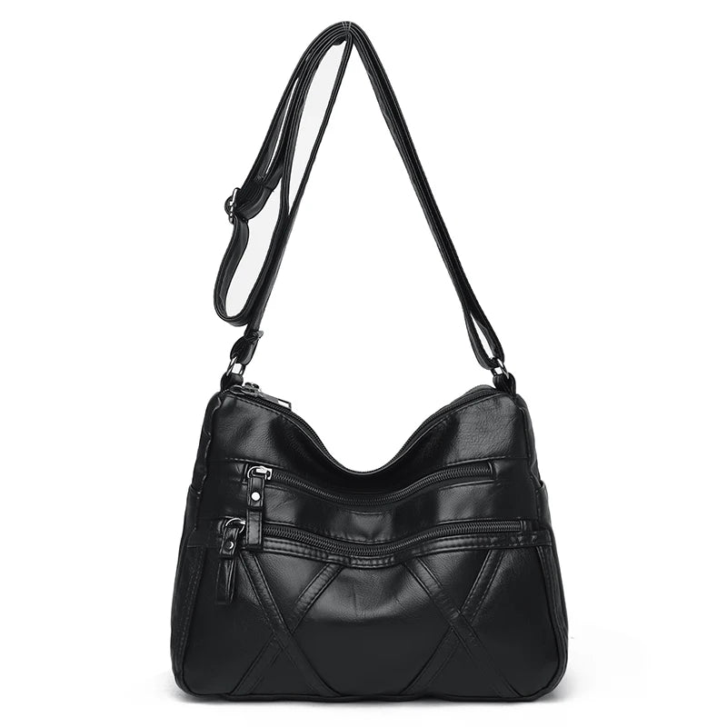 Casual Ladies Shoulder Bag Small Pu Leather Crossbody Bags For Women