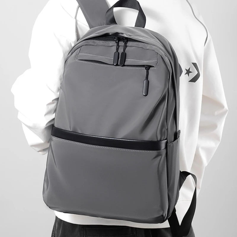 Casual Men's Business Backpack Nylon Large Capacity Student Schoolbag