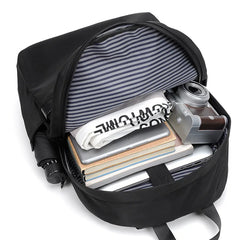 Men's Business Backpack Nylon Large Capacity Travel Bookpack
