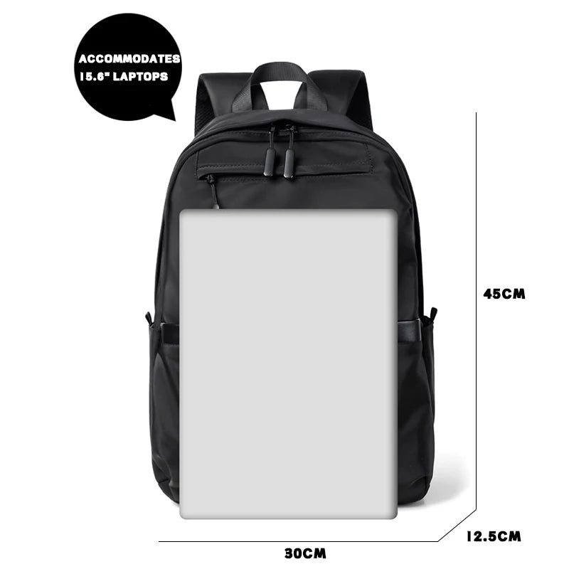 Men's Business Backpack Large Capacity Schoolbag Waterproof Bags