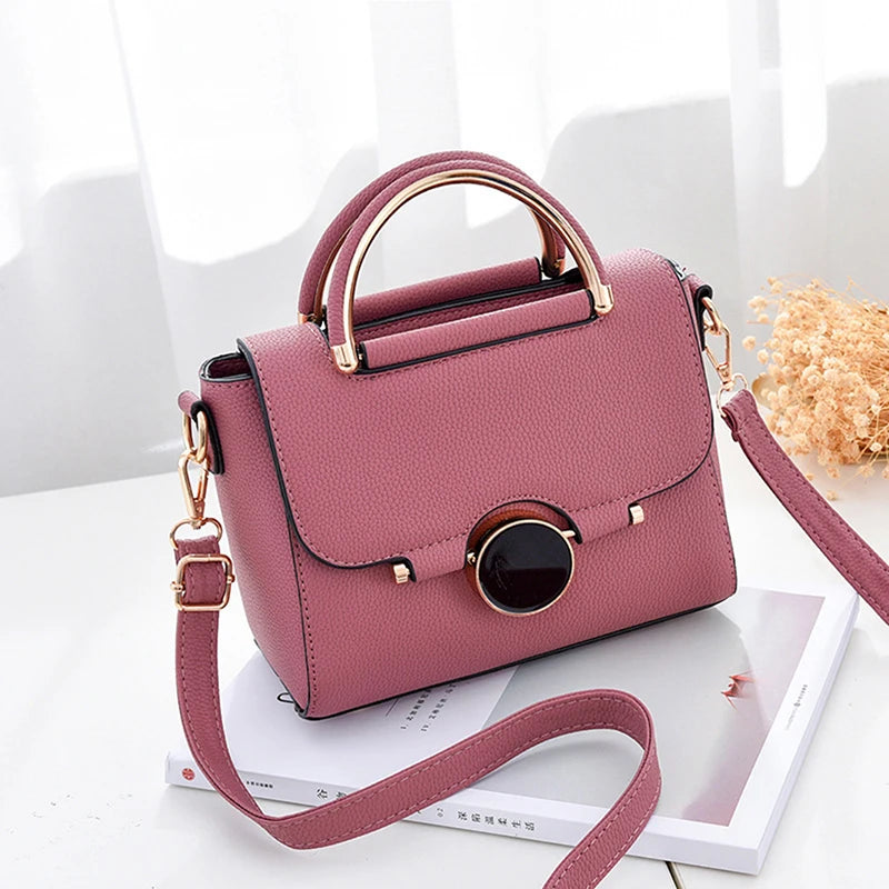 Casual Leather Flap Handbags High Party Purse Clutches Women Crossbody Bag