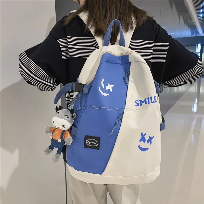 College School Bag Men Rucksack Big Backpack Winter Travel Bagpack Women Laptop