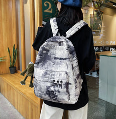 College Students Schoolbag Female Tide Large Capacity Backpack