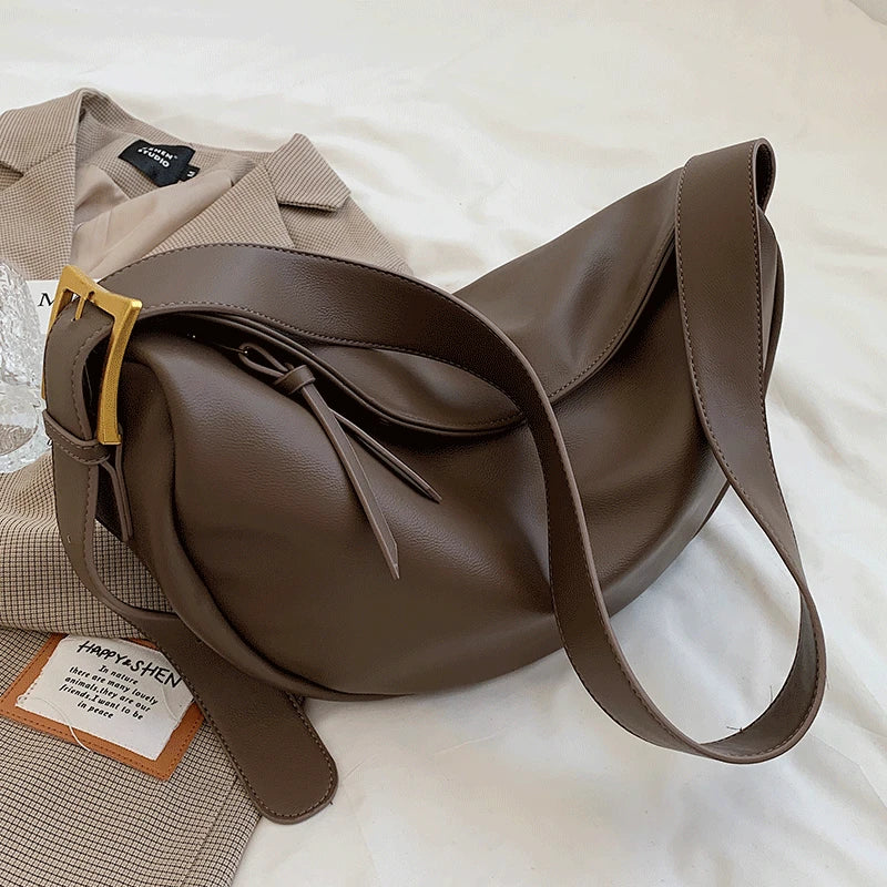 Women's Crossbody Bag Large Capacity Soft Shoulder Hobos Bag