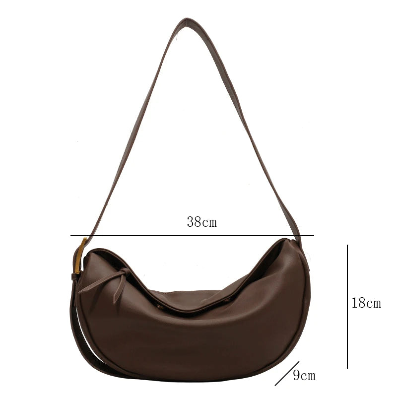 Women's Crossbody Bag Large Capacity Soft Shoulder Hobos Bag