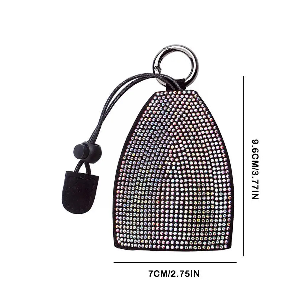 Hot Drilled PU Leather Key Bag for Car Key - Key Holder Case