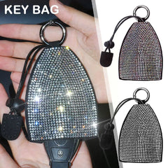 Hot Drilled PU Leather Key Bag for Car Key - Key Holder Case