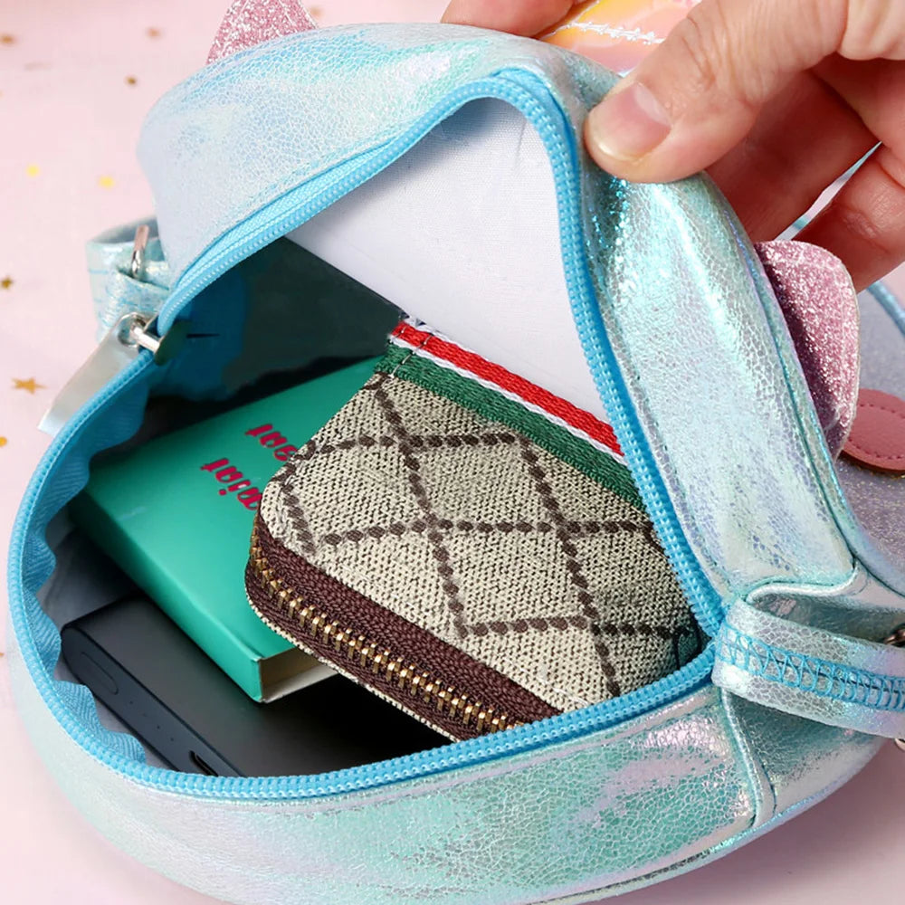 Unicorn Shoulder Bag Crossbody Wallet Handbag Coin Purse Kids Messenger Bag