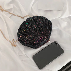 Sequins Small Diamond Bag Shoulder Handbags Chain Crossbody Bags
