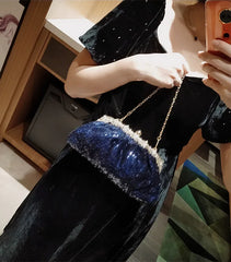 Sequin Clutch Bag Diamonds Women's Wallet Chain Shoulder Evening Bags