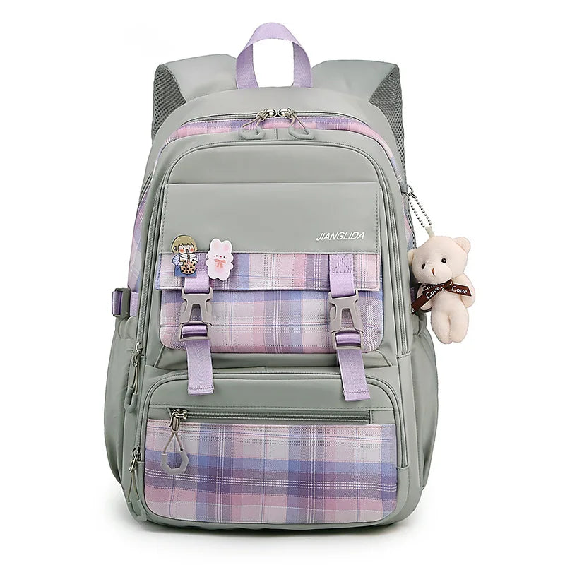 Junior High School Students' Schoolbags College High-capacity Shoulder Bags