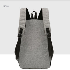 Oxford Laptop Backpack Men 15.6" Waterproof Bag USB Charging Business School