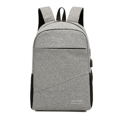 Oxford Laptop Backpack Men 15.6" Waterproof Bag USB Charging Business School