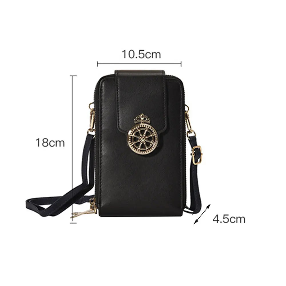 Touch Screen Mobile Phone Bag Wallet Purse Women Shoulder Bags