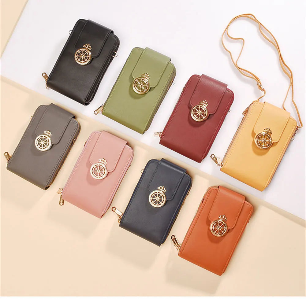 Touch Screen Mobile Phone Bag Wallet Purse Women Shoulder Bags