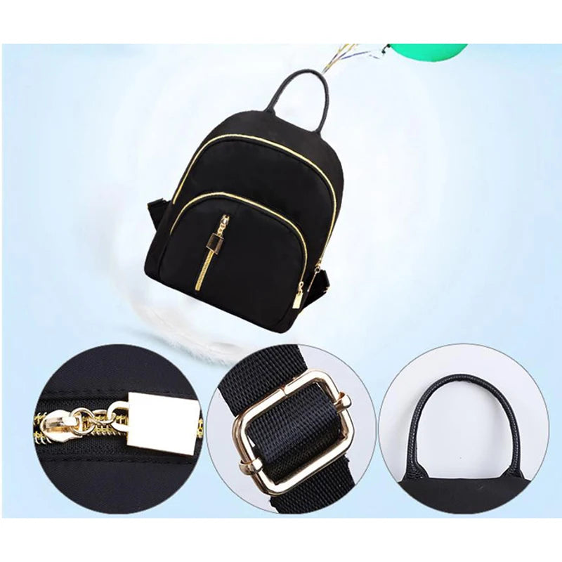 Women Backpack Small Soft Touch Multi-Function Small Backpack Female